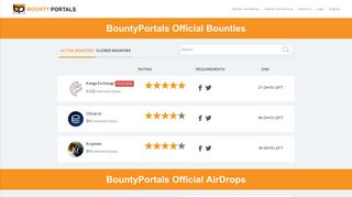 Bounty Portals | Login