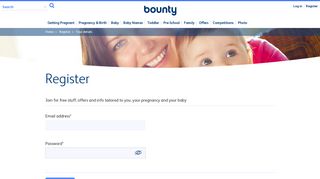 Join Bounty.com | Your details | Bounty