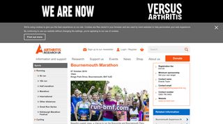 Bournemouth Marathon | Arthritis Research UK