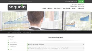 Bourse Analyser FAQs - Sequoia Direct