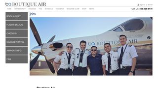 Boutique Air - Jobs Page