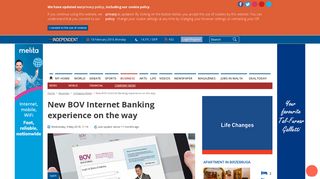New BOV Internet Banking experience on the way - The Malta ...