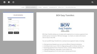 BOV Easy Transfers - Versailles | Laurie | Greenview | Shawnee Bend