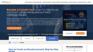 Bovada Account Login Problems? - Here's What to Do - Betting Bonus