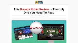 Bovada Poker Review for 2019 - DON'T Play Without Reading This