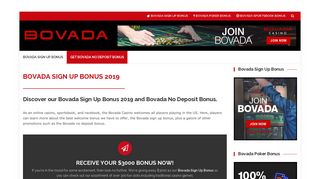 Bovada Sign up Bonus 2019 | Get your Bovada Bonus