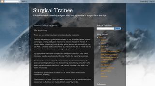 Surgical Trainee: The Varicocele