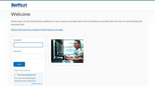 Login - Bow Valley College - D2L