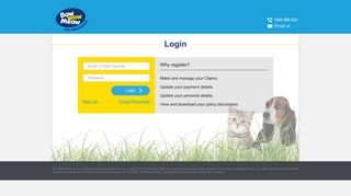 Login - Customer Service Portal - PetSure