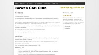 Members « Bowen Golf Club