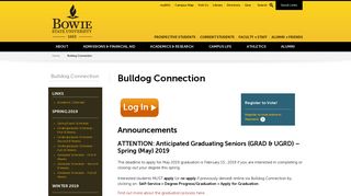 Bulldog Connection · Bowie State University