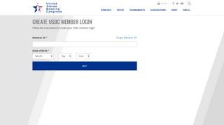 Create USBC Member Login - Bowl.com