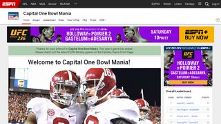 Capital One Bowl Mania - ESPN - ESPN.com