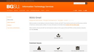 BGSU Email - Bowling Green State University