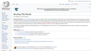 Bowling This Month - Wikipedia