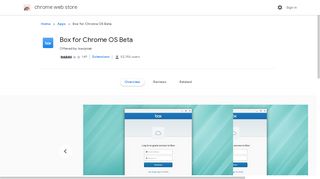 Box for Chrome OS Beta - Google Chrome