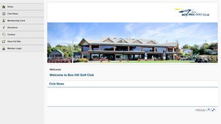 Member Login - Box Hill Golf Club