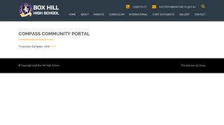 Compass Community Portal - Box Hill High School