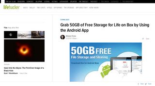 Grab 50GB of Free Storage for Life on Box by Using the Android App