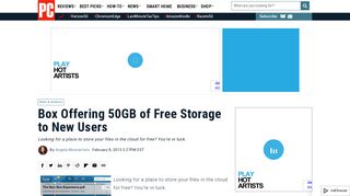 Box Offering 50GB of Free Storage to New Users | News & Opinion ...