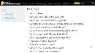 Box FAQs | Division of IT - University of Missouri