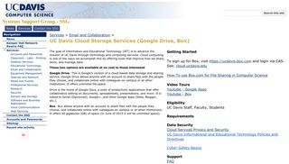 UC Davis Cloud Storage Services (Google Drive, Box) - Systems ...