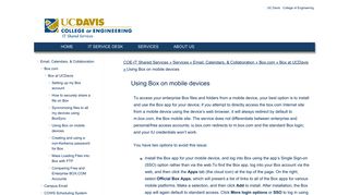 Using Box on mobile devices – COE-IT Shared Services - UC Davis ...