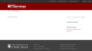 UChicago Box FAQ - Knowledge Base - IT Service Portal
