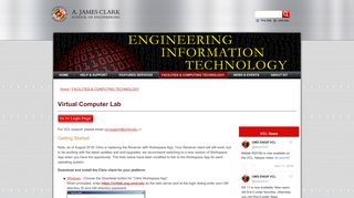 Virtual Computer Lab | Engineering Information Technology - EIT - Umd