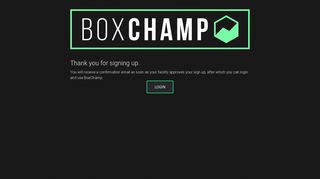 BoxChamp | Sign Up