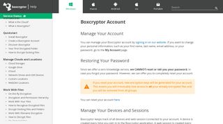 How to Manage Your Boxcryptor Account | Windows