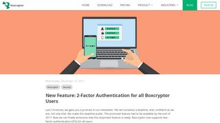 Boxcryptor now comes with 2-Factor Authentication