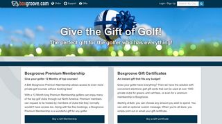 Gifts - Boxgroove - Golf at Private Clubs