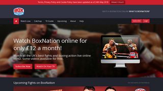 BoxNation: Watch Live Boxing Online