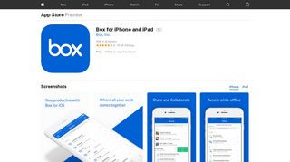 Box for iPhone and iPad on the App Store - iTunes - Apple
