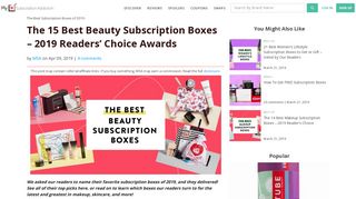Best Beauty Subscription Boxes of 2018 | MSA