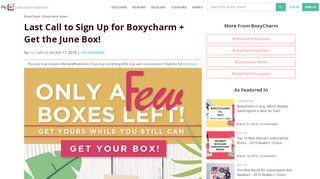 Last Call to Sign Up for Boxycharm + Get the June Box! | MSA
