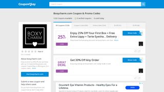 15% Off Boxycharm.com Coupon & Promo Codes for Mar 2019