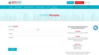 Contact Us - Boxypay