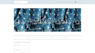 Create an account - Shop Skout