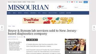 Boyce & Bynum lab services sold to New Jersey-based diagnostics ...