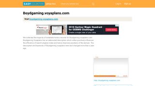 Boydgaming Voya Plans (Boydgaming.voyaplans.com) - Account ...
