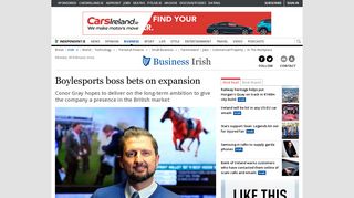Boylesports boss bets on expansion - Independent.ie