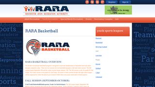 Rara > Youth Recreation > Youth Sports Leagues > Youth Basketball ...