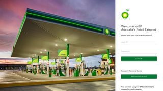 BP Retail Extranet - Login