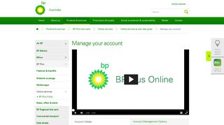 BP Australia | BP Plus card online services for fuel cards
