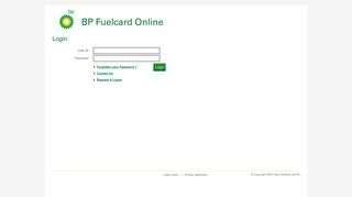 BP Fuelcard Online