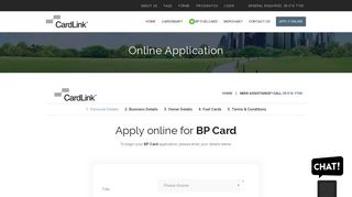 BP Fuelcard Online Application | CardLink Fuel Cards NZ