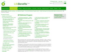 BP Life Benefits (Core US Benefits) - BP Wellness Program