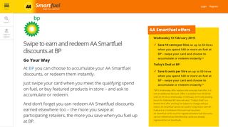 BP - Swipe to Earn & Redeem AA Smartfuel Savings on Fuel | AA New ...